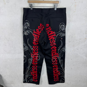 Endless Denim Sample Dickies Rhinestone Work Pants