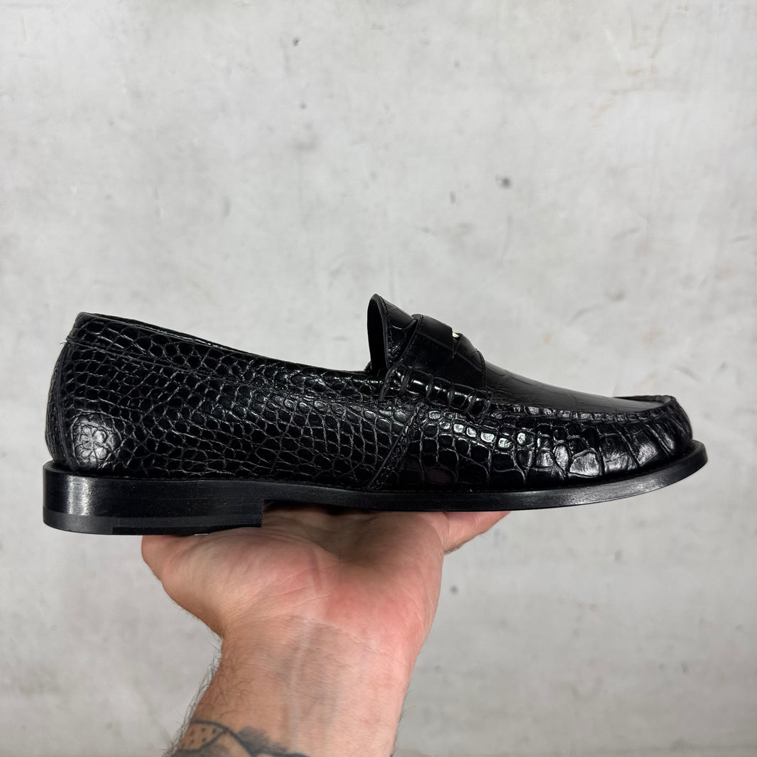 Rhude Croc Penny Loafers
