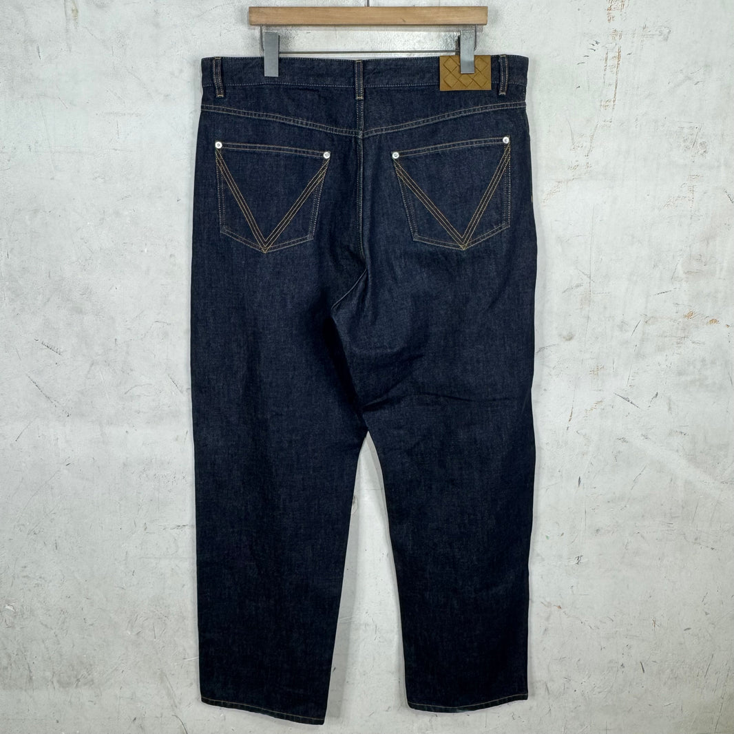 Bottega Veneta Intrecciato Tab Baggy Jeans