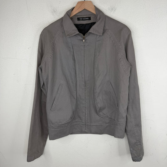 Raf Simons Gray 3D Pocket Blouson ZIp jacket