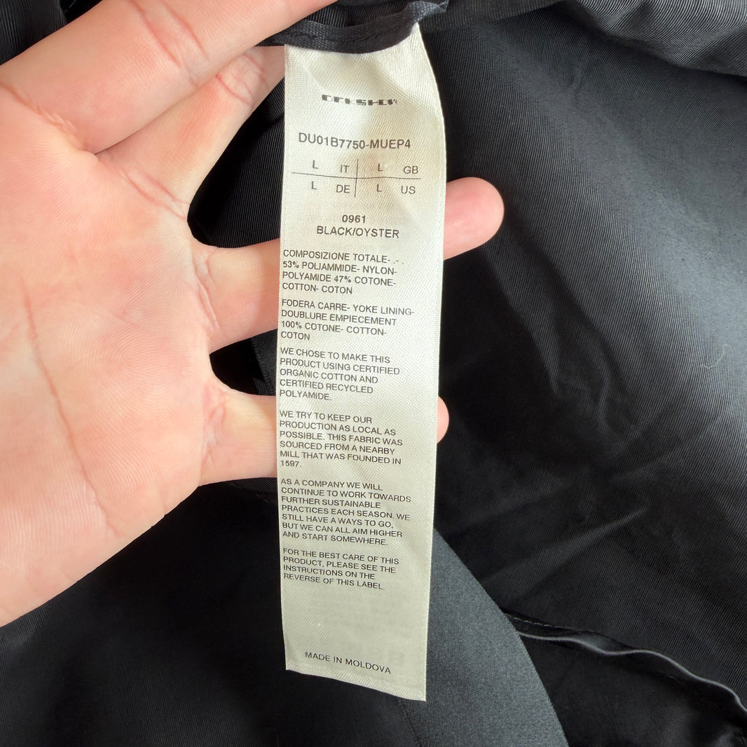 DRKSHDW Nylon Cargo Front Logo Button Up LS Shirt