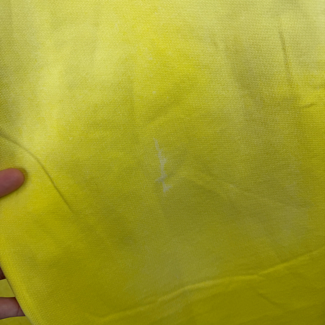 Balenciaga Sample Sporty B Distressed Yellow Sweatpants