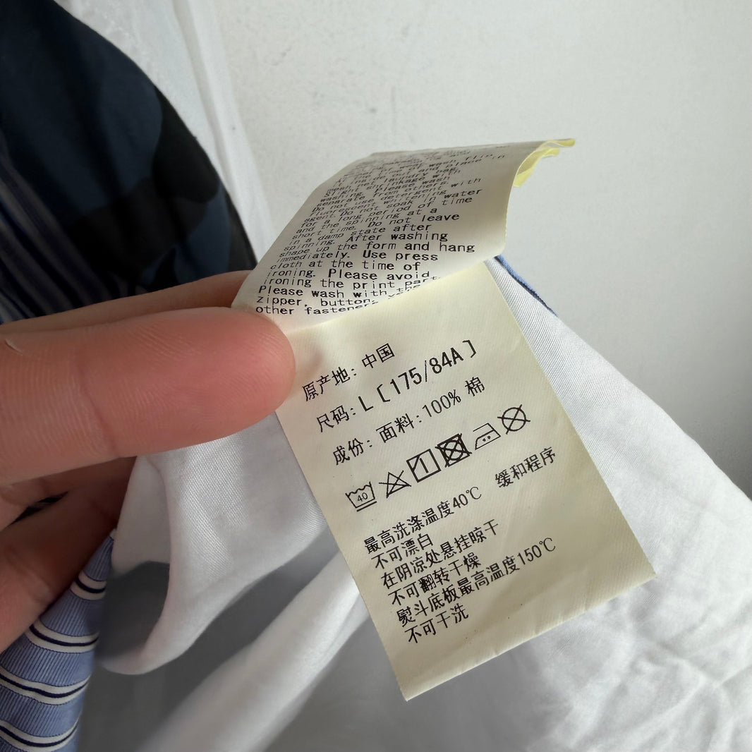 Bape Thomas Mason Patchwork L/S Shirt