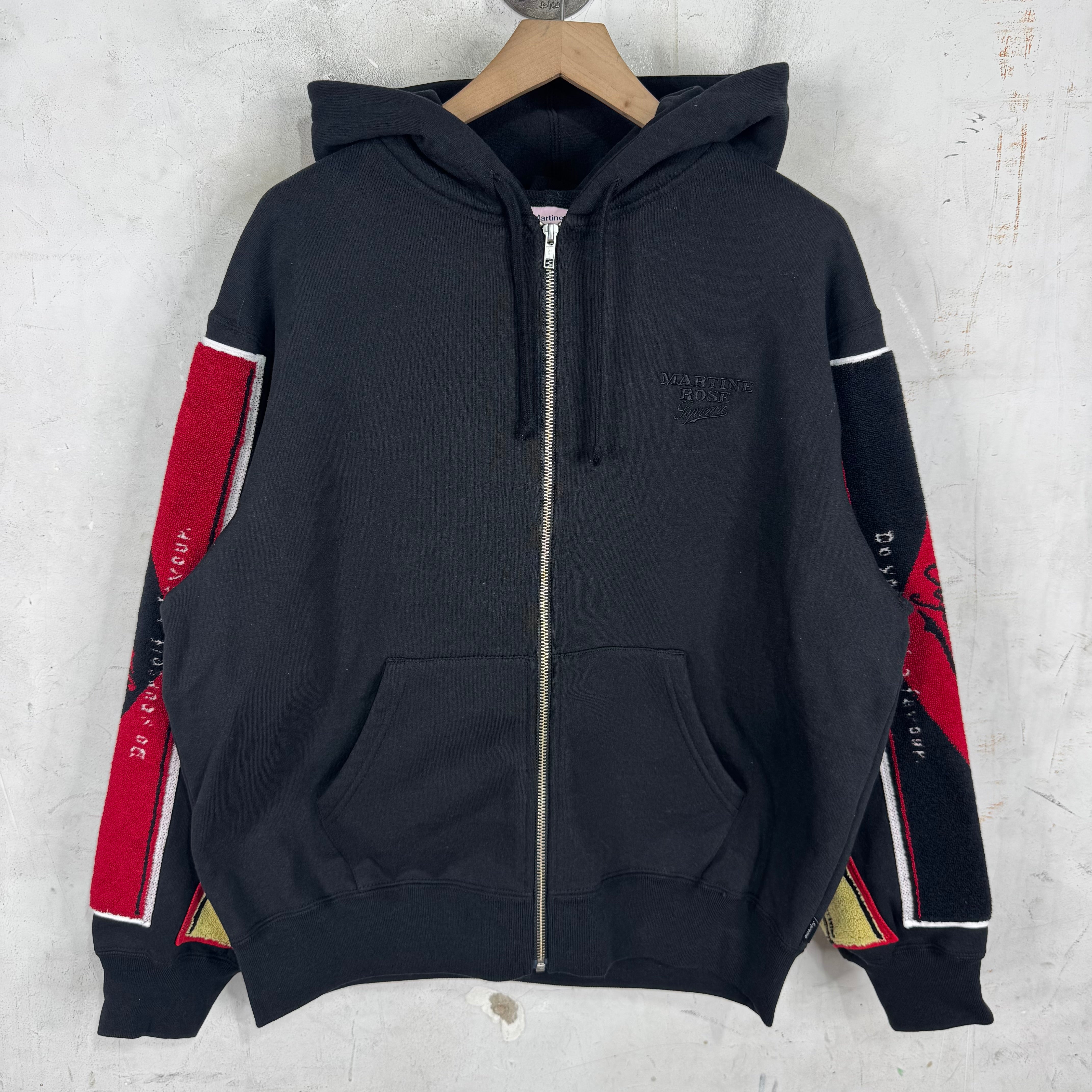 Supreme×MARTINE ROSE フルジップパーカー Mサイズ ブラック Supreme x Martine Rose Black Towel Zip Hoodie – www.Lukes.store