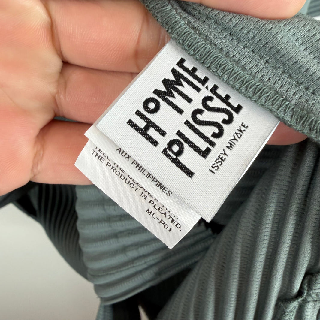 Issey Miyake Pleated Cargo Zip Shirt