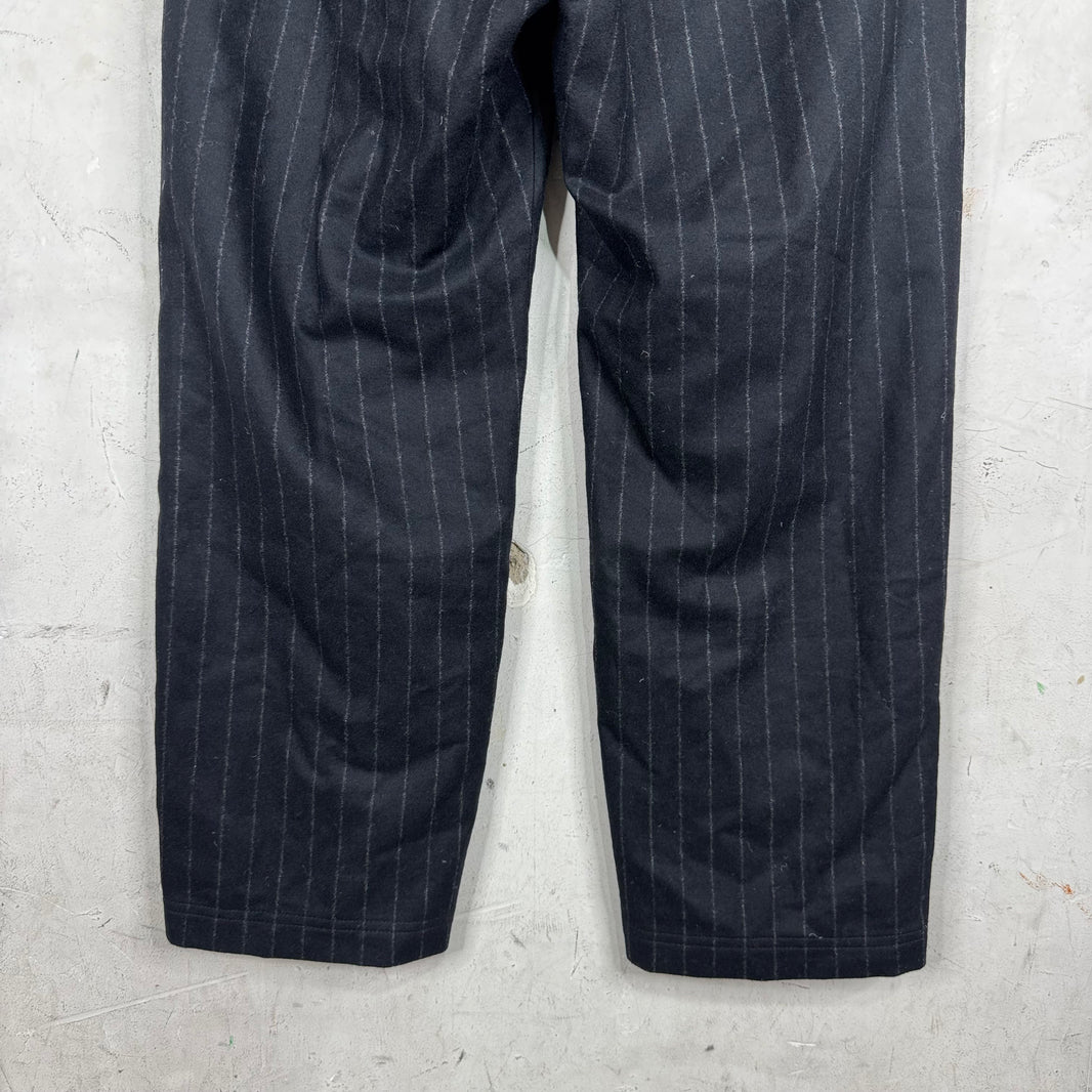 Margiela Pinstriped Elastic Waist Trousers
