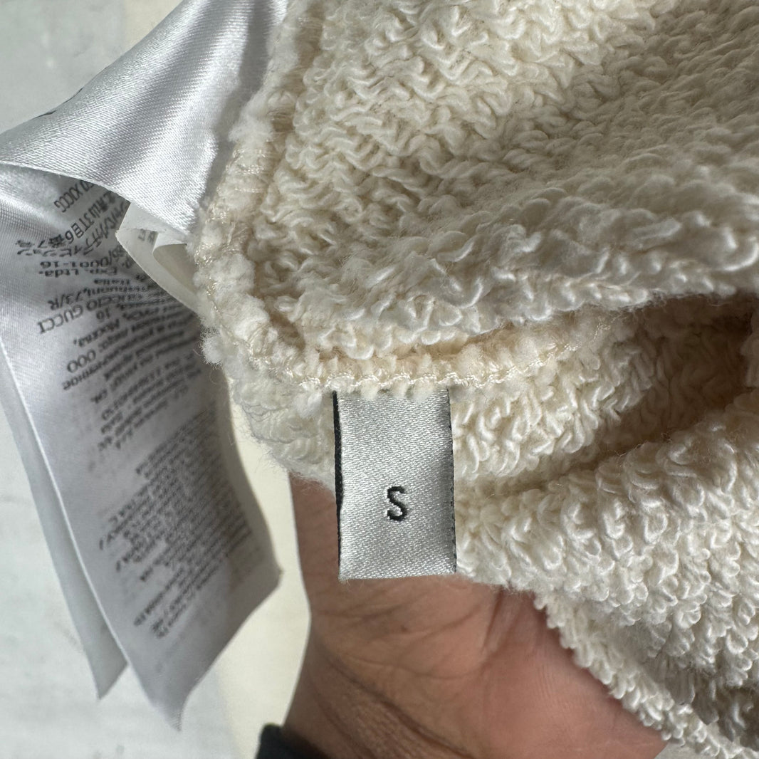 Gucci Beige Double G Embroidered Crewneck