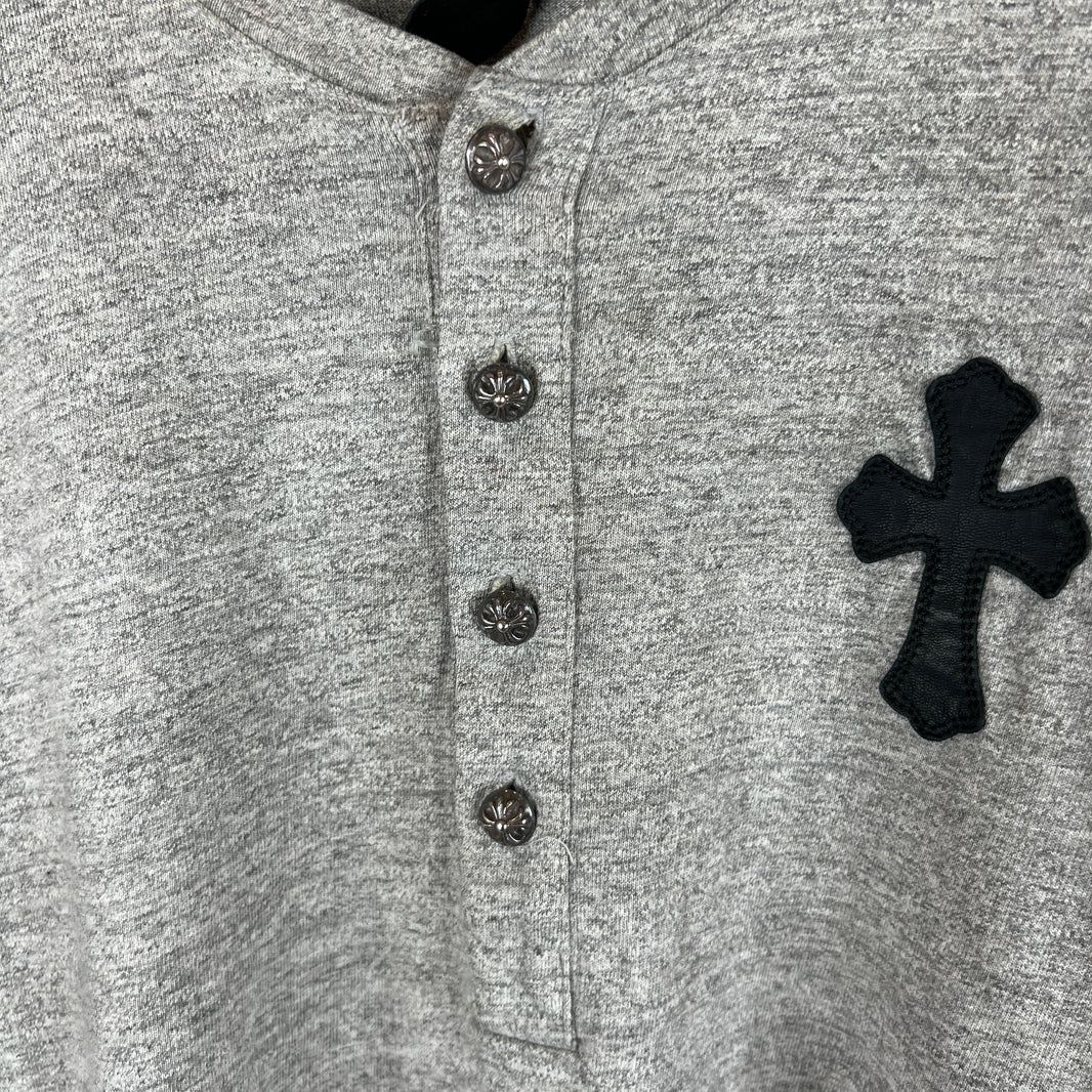 Chrome Hearts Gray Patch Longsleeve T-Shirt