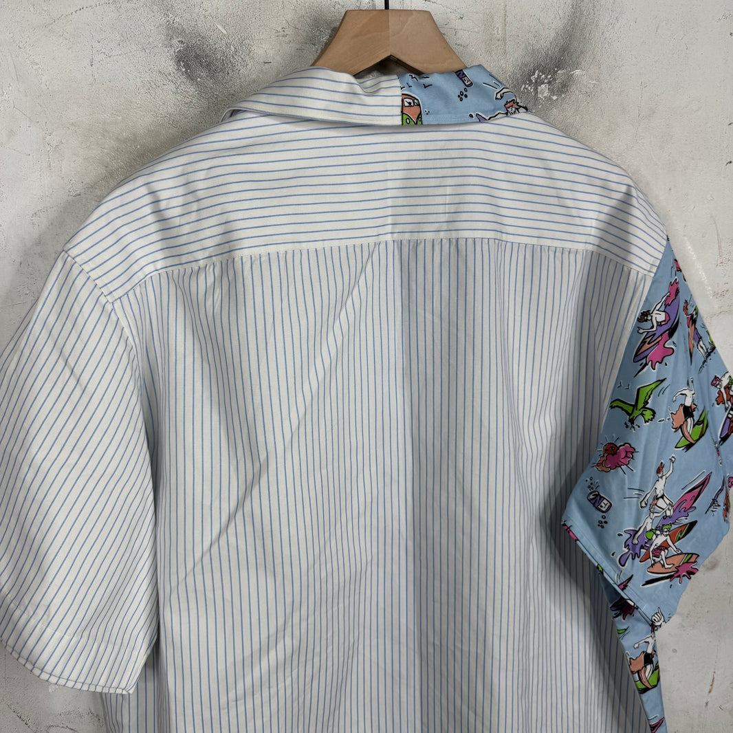Prada Beach Stripe Double Match Shirt