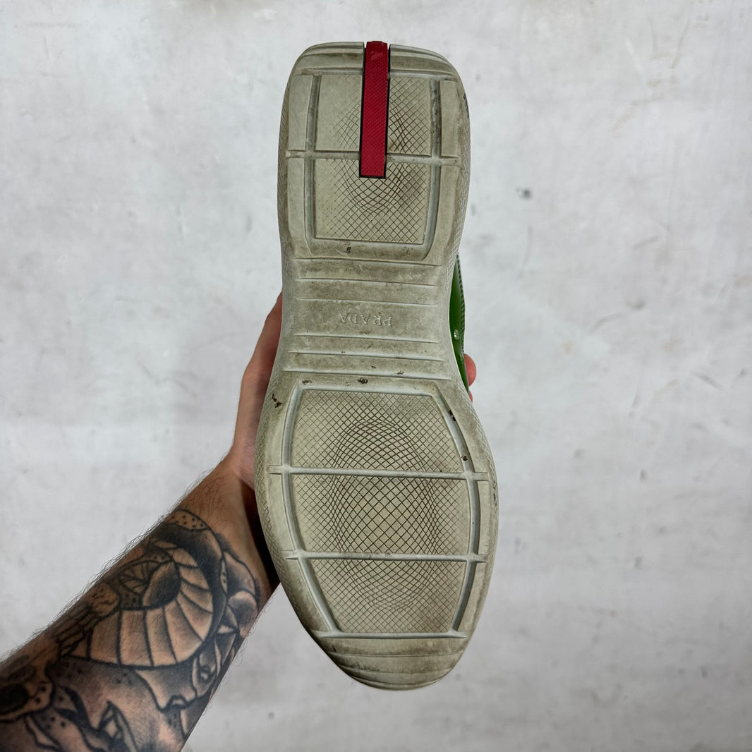 Prada Green Patent Americas Cup