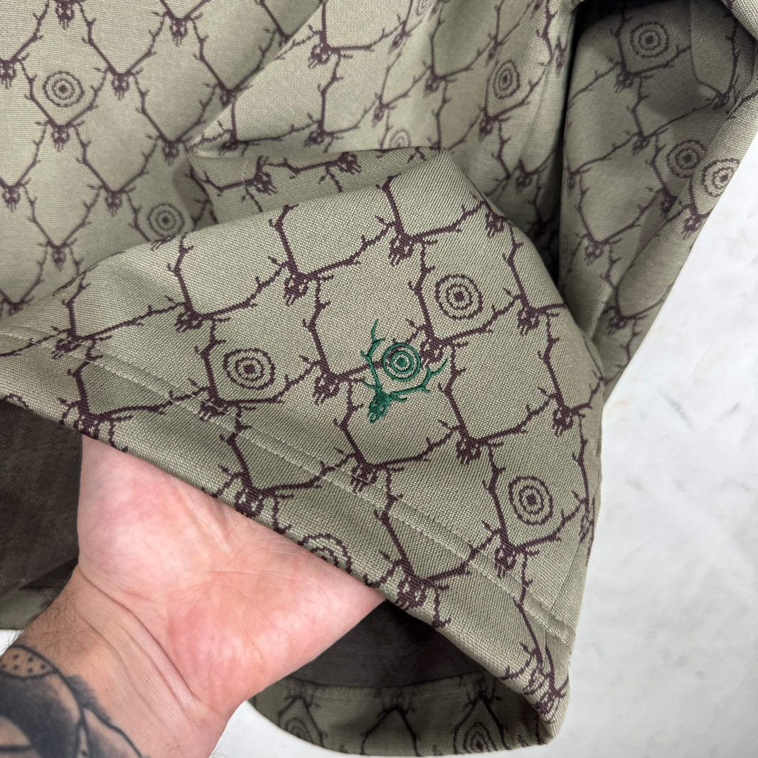 South2West8 V-Neck Logo LS Shirt