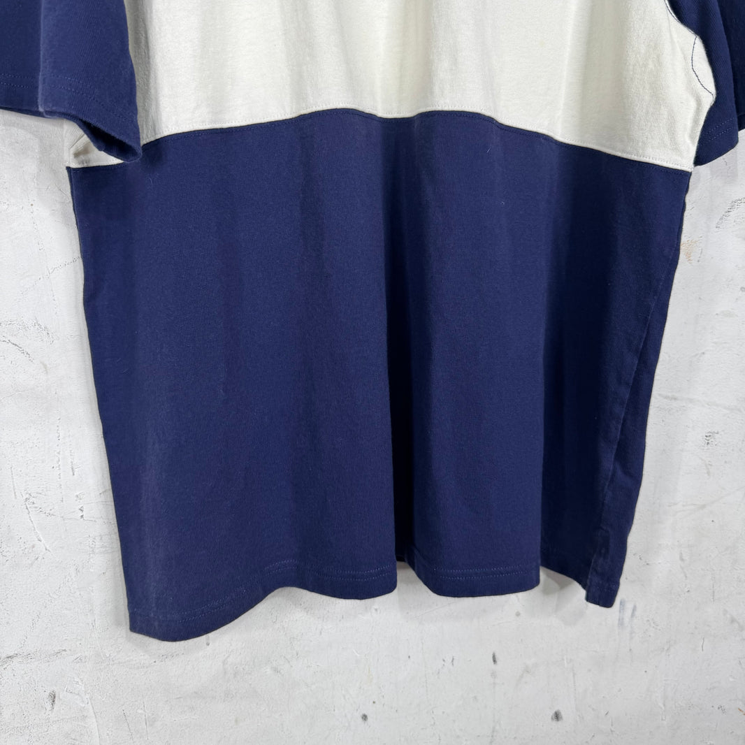 Ralph Lauren Navy/White Script Crest Polo