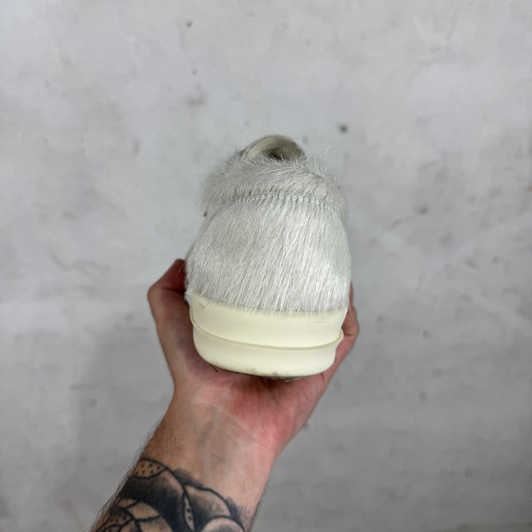 Rick Owens Ponyhair Cream Vans