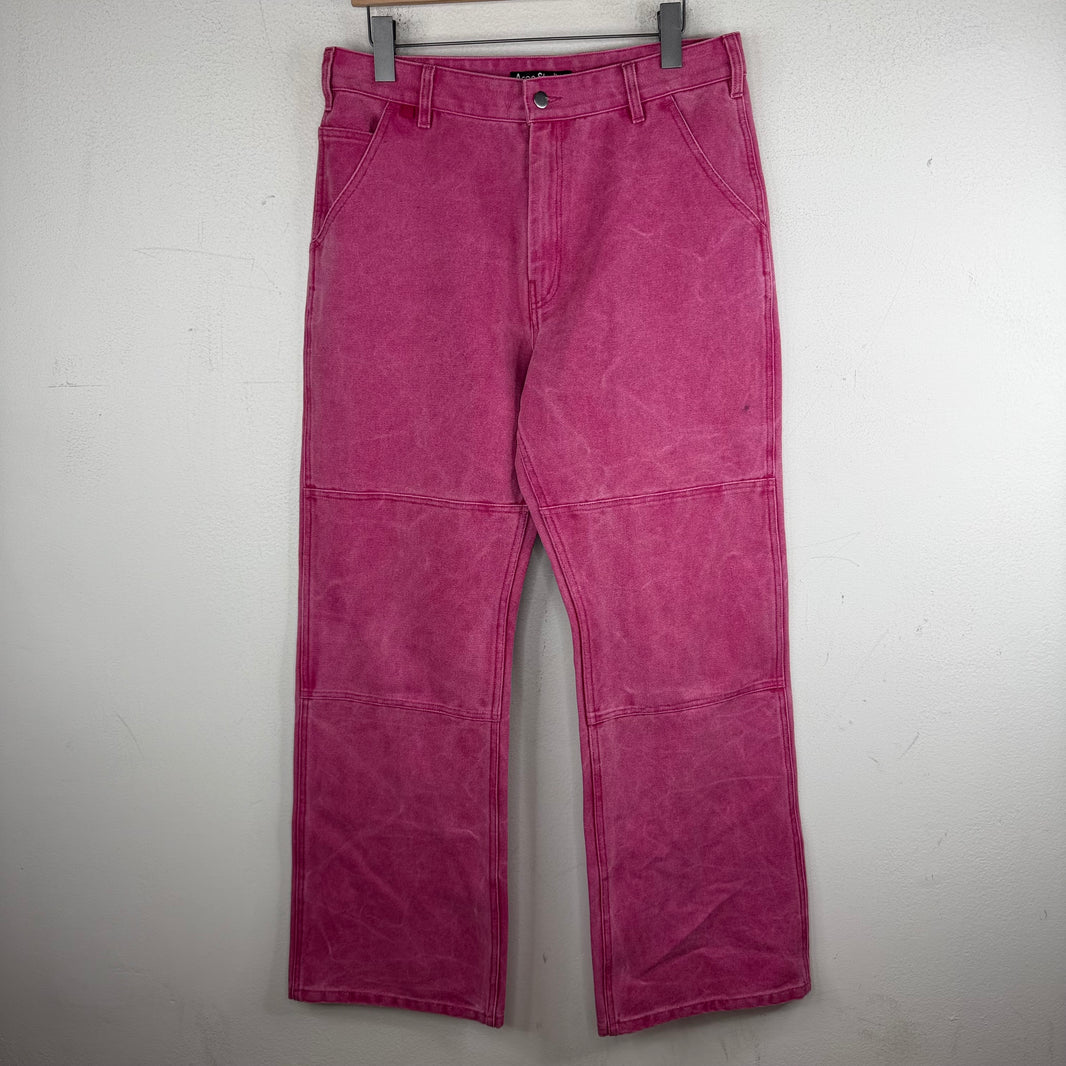 Acne Studios Pink Carpenter Pants