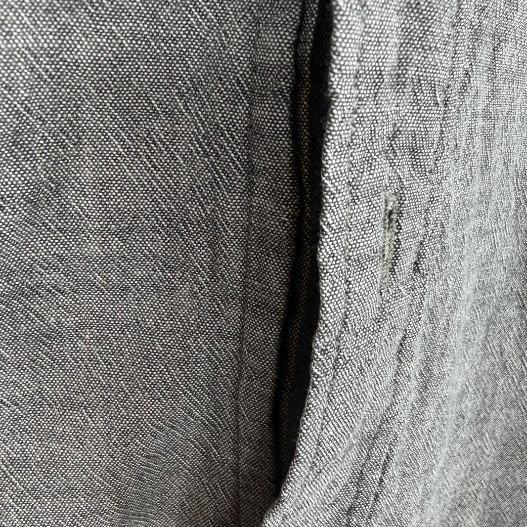 RRL Pocket Gray Button Up L/S Pocket Shirt