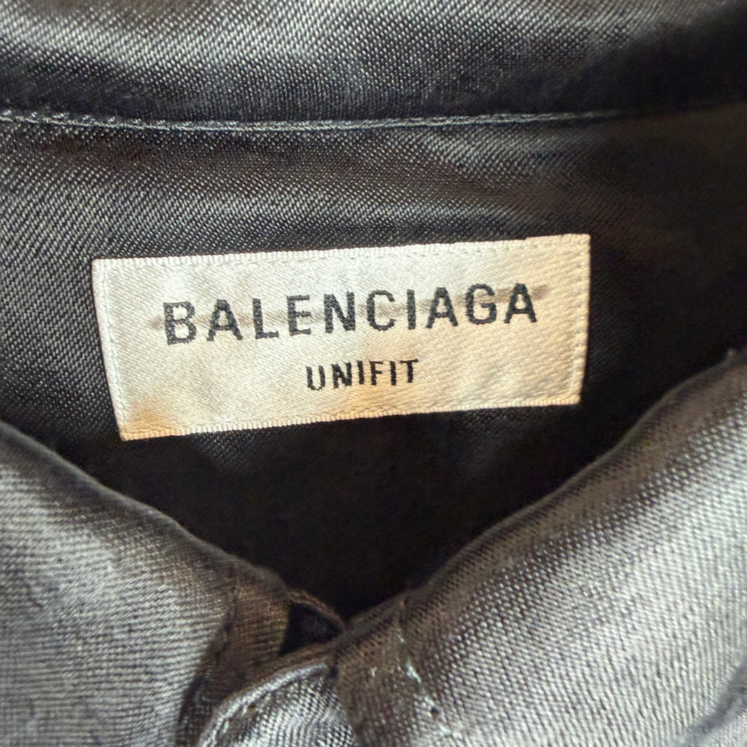 Balenciaga Oversized Satin Shirt