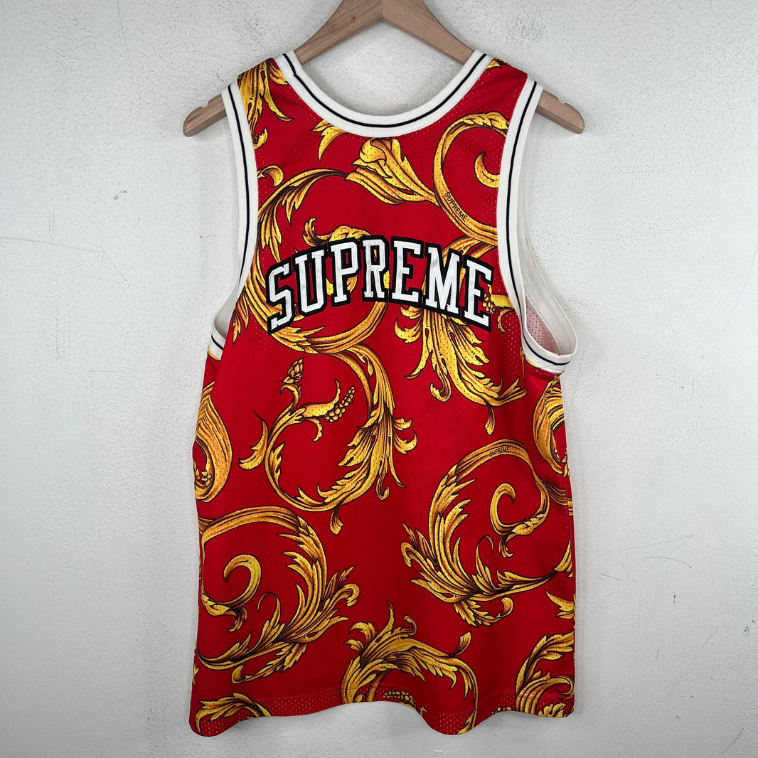 Supreme Nike Red Foamposite Basketball Jersey