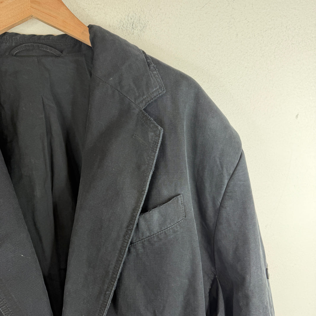 Balenciaga Distressed Oversized Blazer Jacket