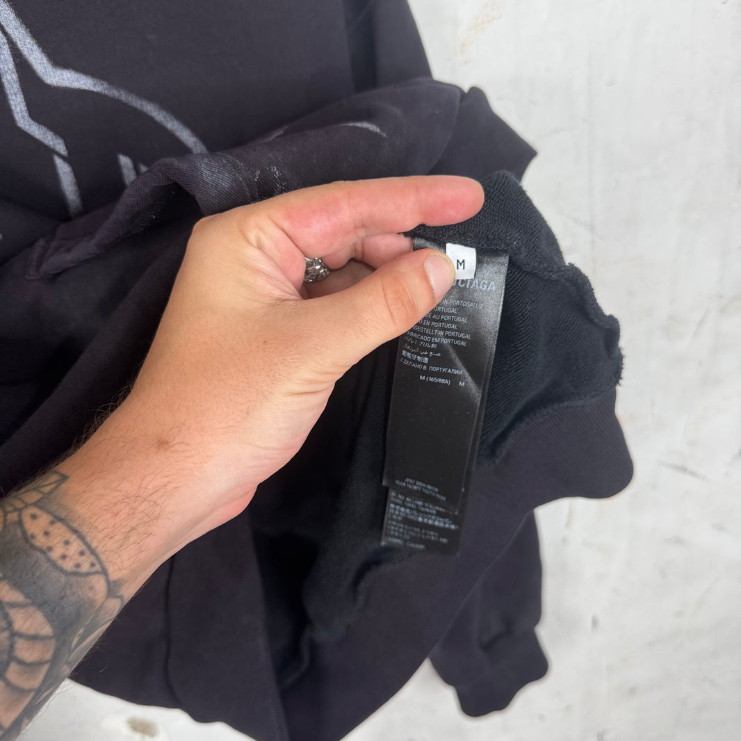 Balenciaga Metal BB Stencil Hoodie