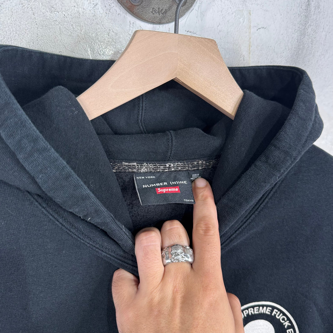 Supreme x Number Nine Skull Logo Hoodie