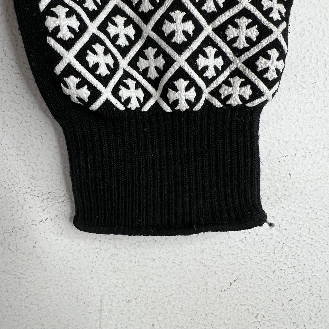 Chrome Hearts Black Work Gloves