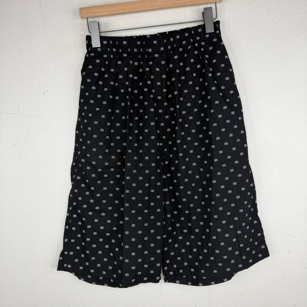 Balenciaga BB Monogram Shorts