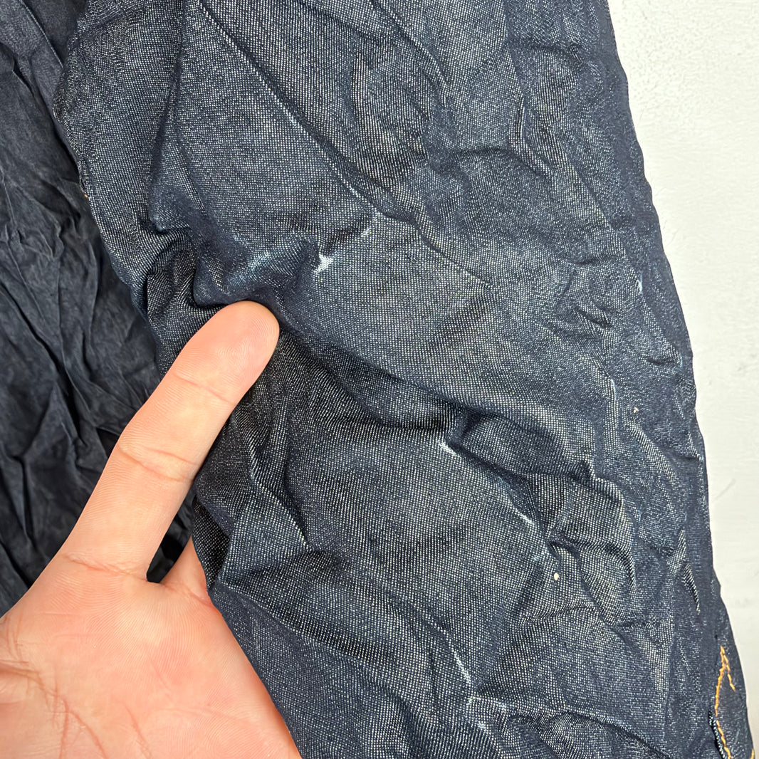 Acne Studios Wrinkled Padded Denim Jacket