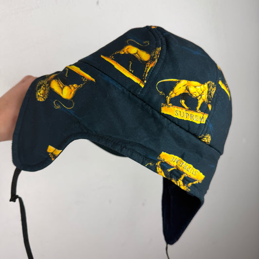 Supreme Lion 6 Panel Trapper Hat