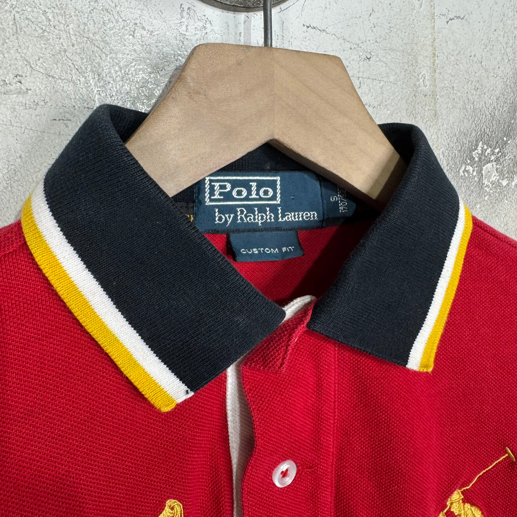 Ralph Lauren Red Blackwatch Crested Big Pony Polo