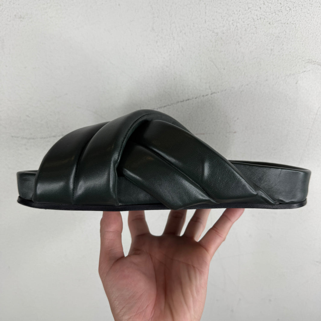 Jil Sander Puffed Twist Sandals