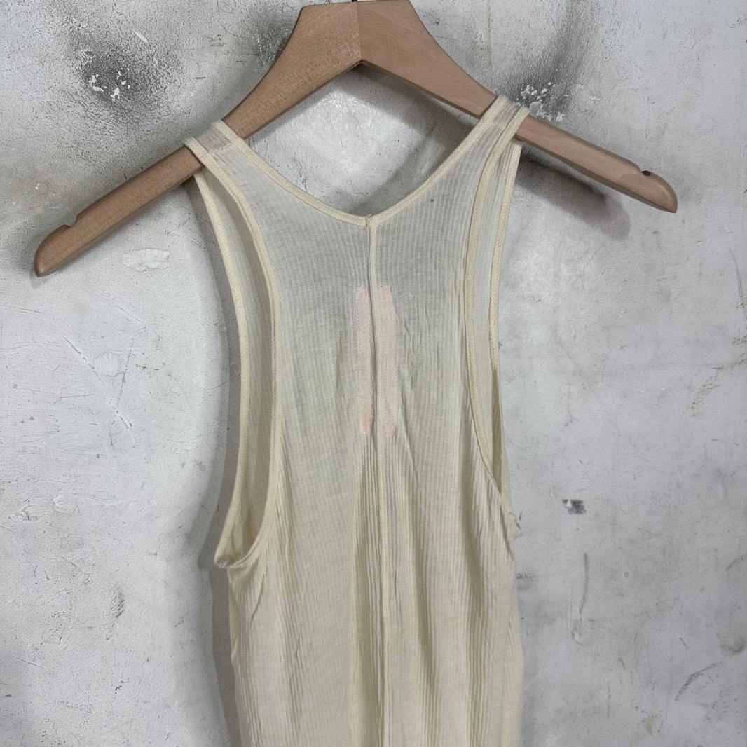 Rick Owens Forever Cream Tank Shirt