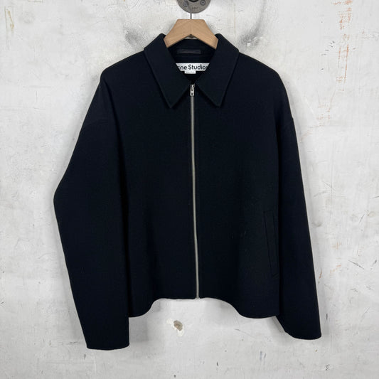 Acne Studios Wool Zipped Trucker Jacket