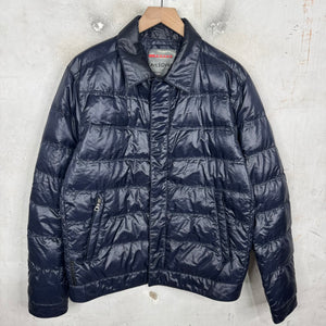 Prada Navy Padded Red Bar Jacket