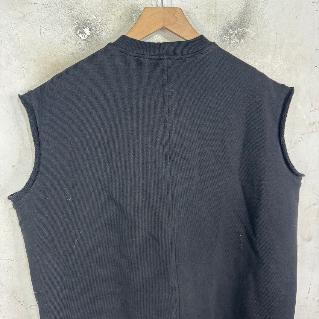 Rick Owens Paneled Sweatshirt Vest