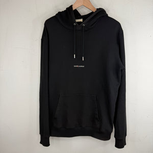 Saint Laurent Small Center Logo Hoodie