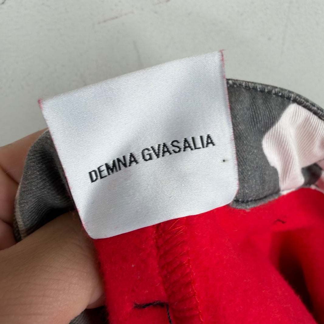 Vetements 2019 Red/Camo Runway Hybrid Sweatpants