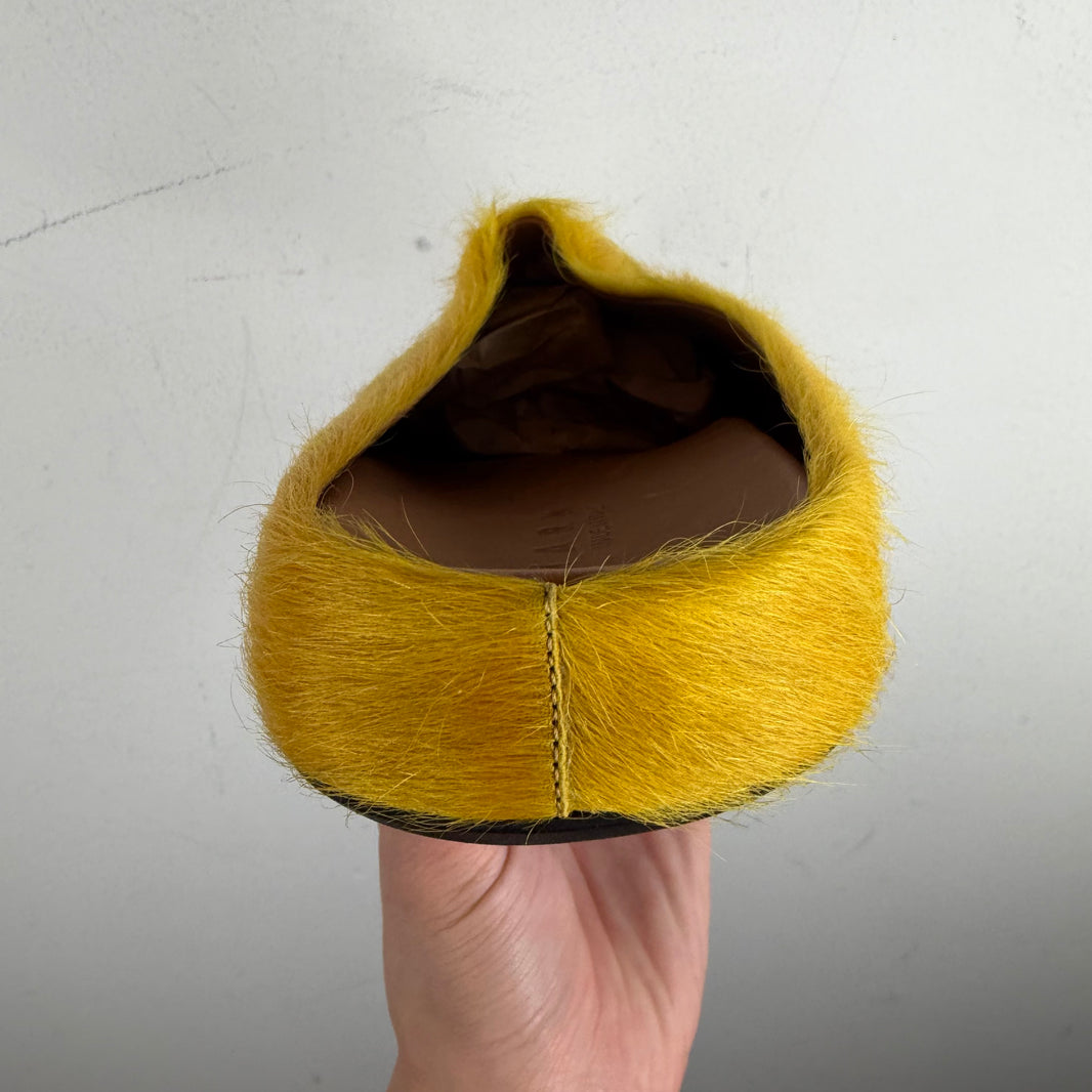 Marni Yellow Fussbett Mules