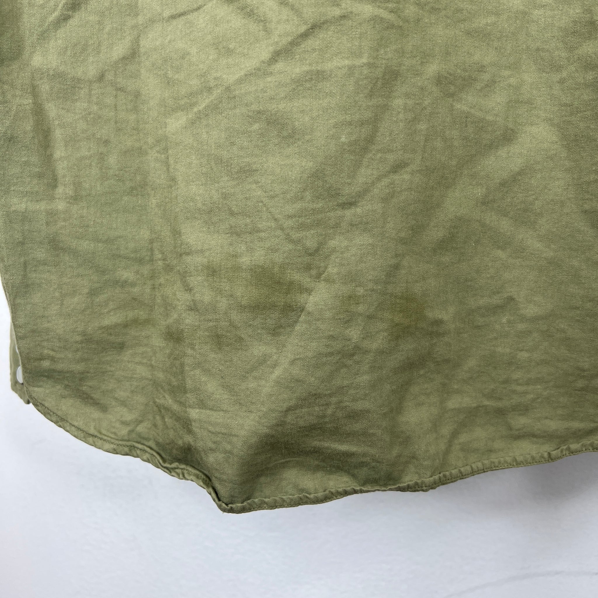 RRL Green Western Shirt