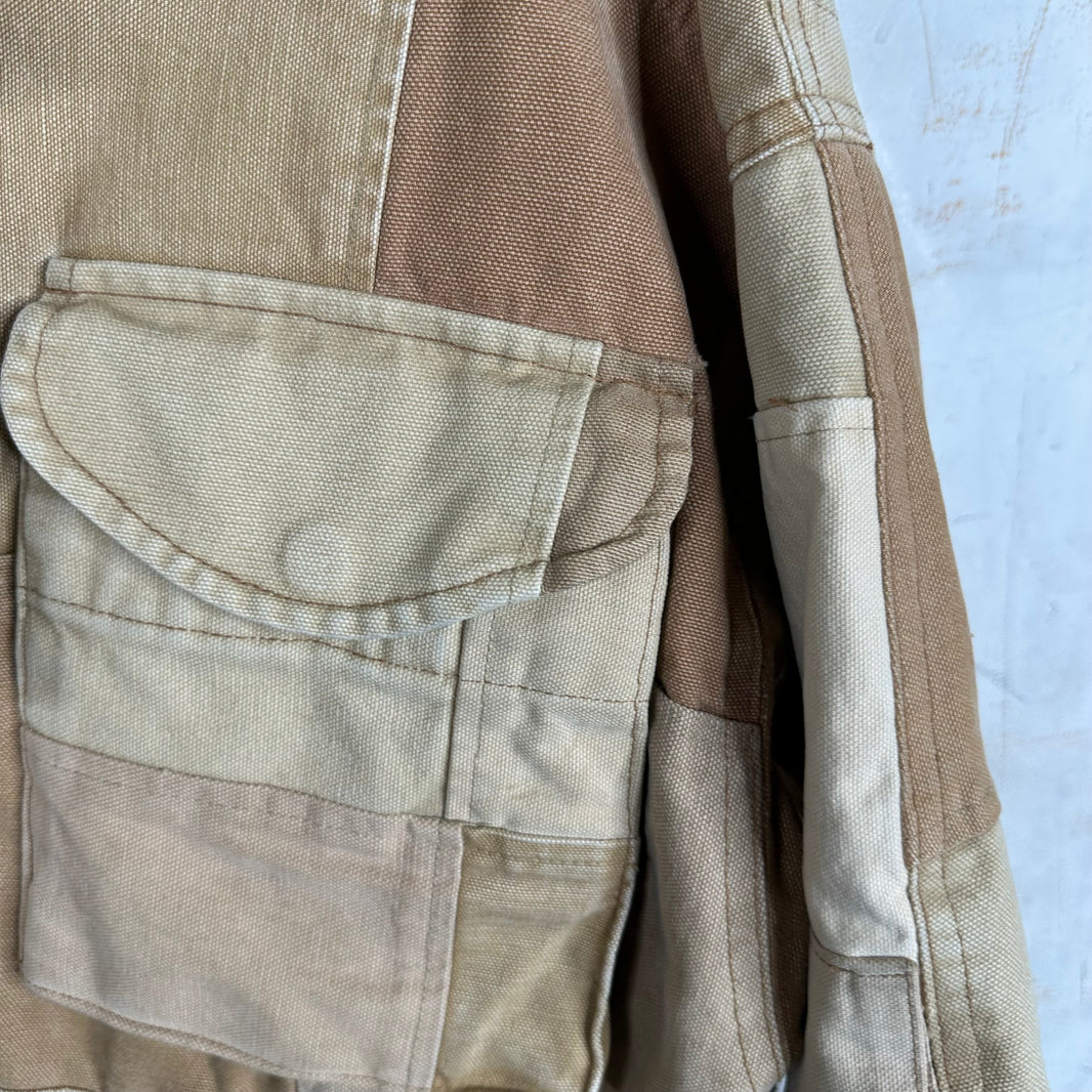 Greg Lauren Reconstructed Carhartt Trench Jacket