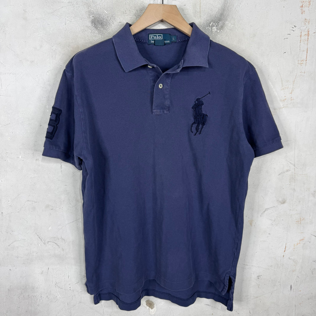 Ralph Lauren Blue Tonal Big Pony Polo