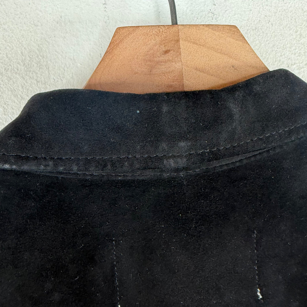 Our Legacy Leather Suede Zip Shirt