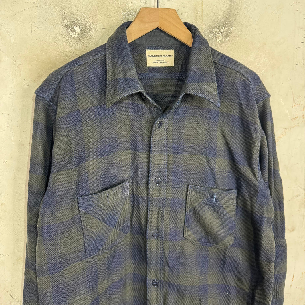 Samurai Heavy Blue Flannel