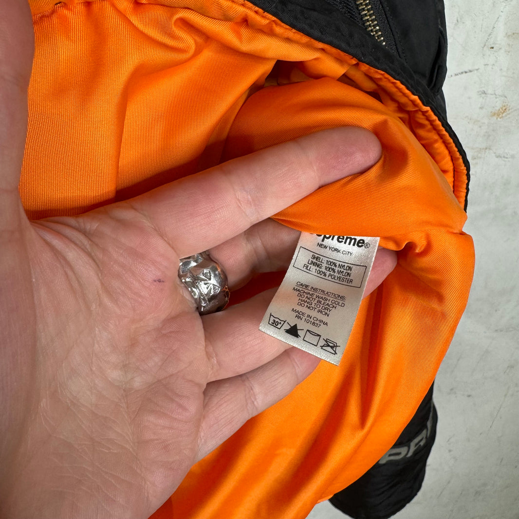 Supreme AW18 Nylon Logo Tape N-3B Parka