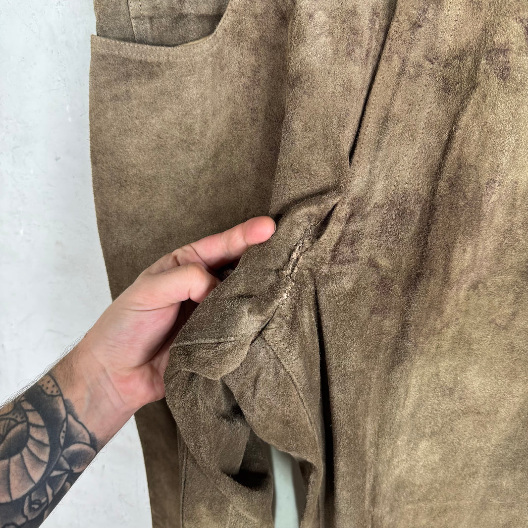 RRL Suede Western Pants