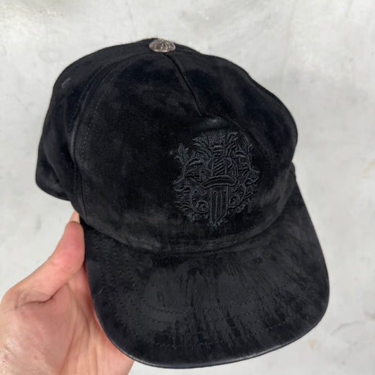Chrome Hearts Smoked Suede Dagger Vine Hat