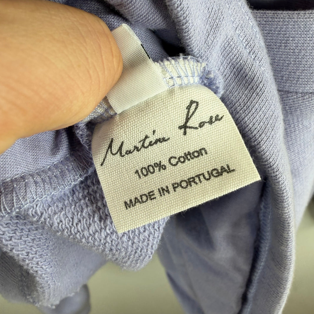 Martine Rose Collapsed Lavender Hoodie