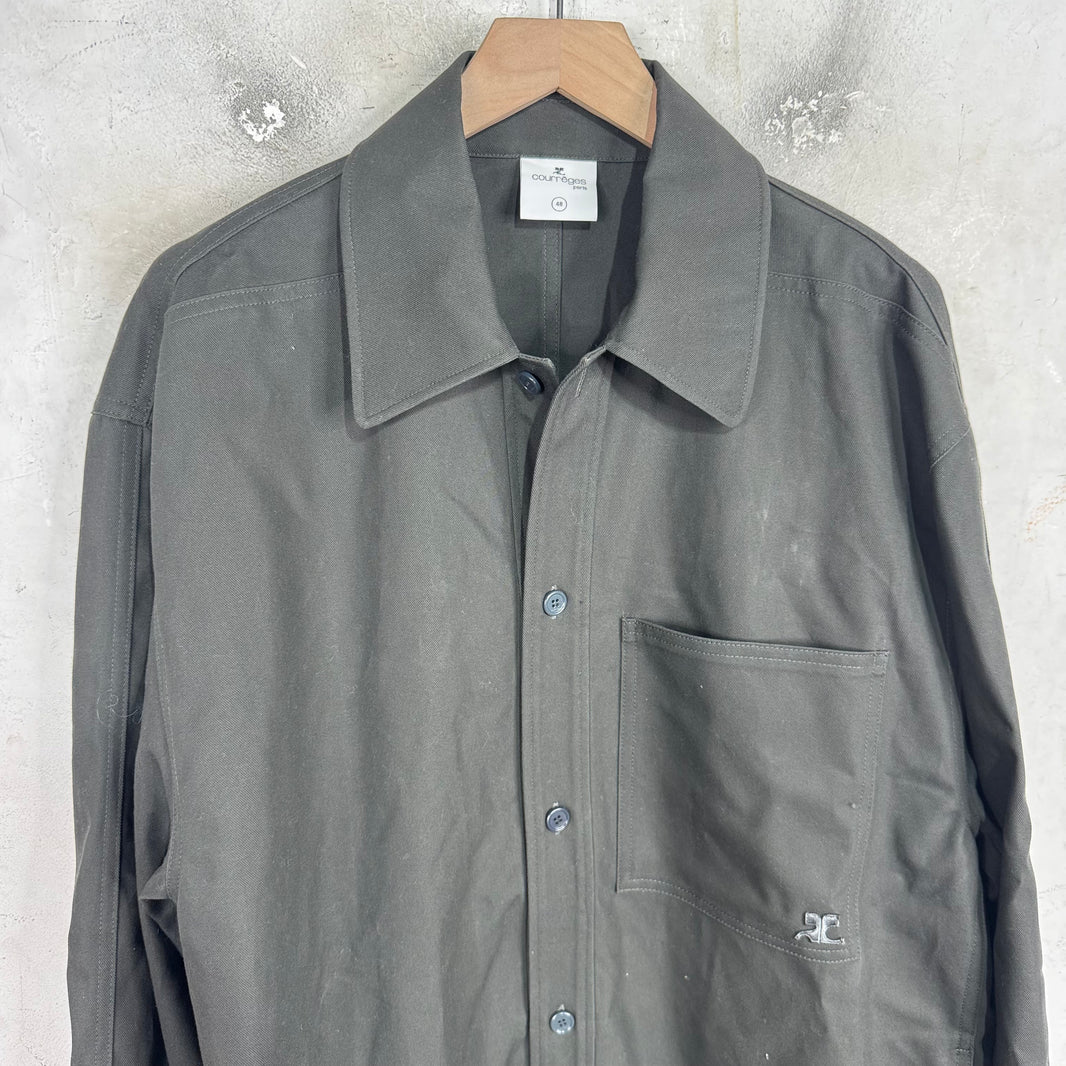 Courreges Charcoal Work Shirt