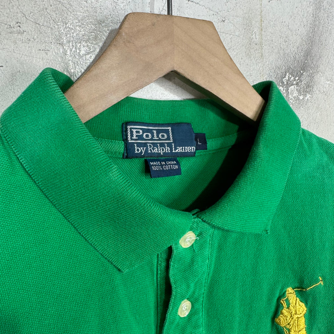 Ralph Lauren Green/Gold Pony Polo