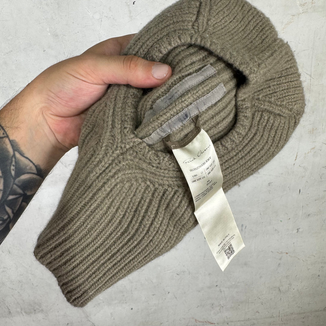Rick Owens Knitted Porterville Balaclava