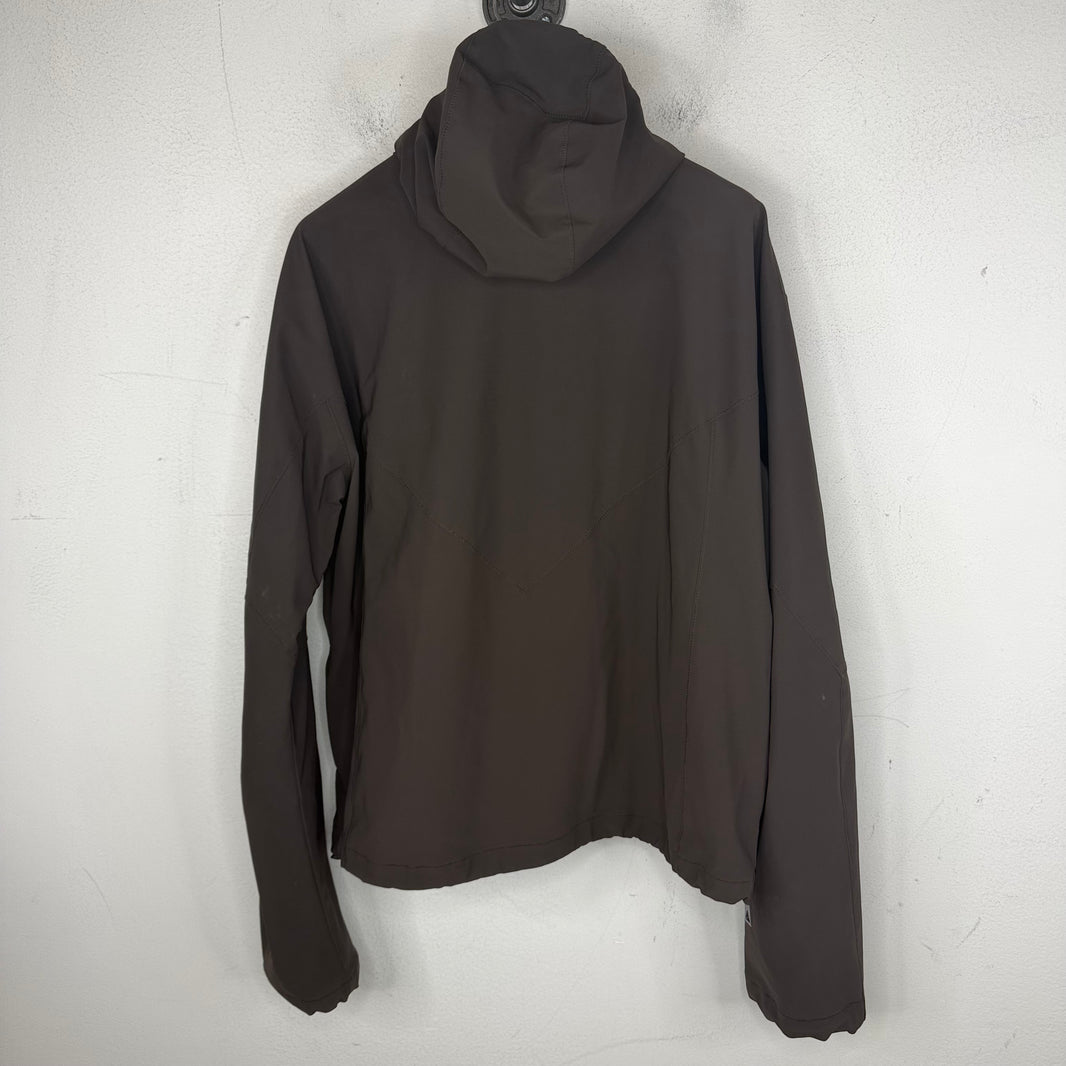 Bottega Veneta Twin Zipper Brown Nylon Jacket